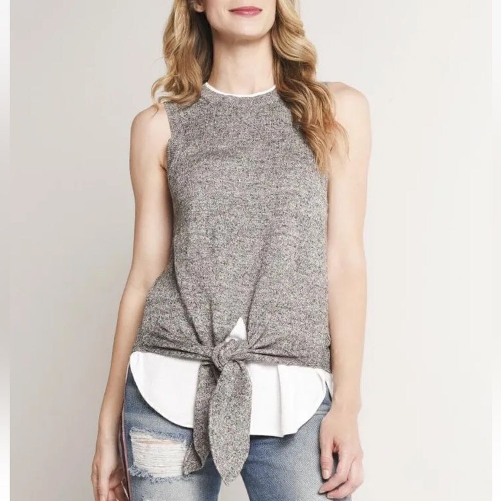 BROCHU WALKER Loki Layered Tank Size Small